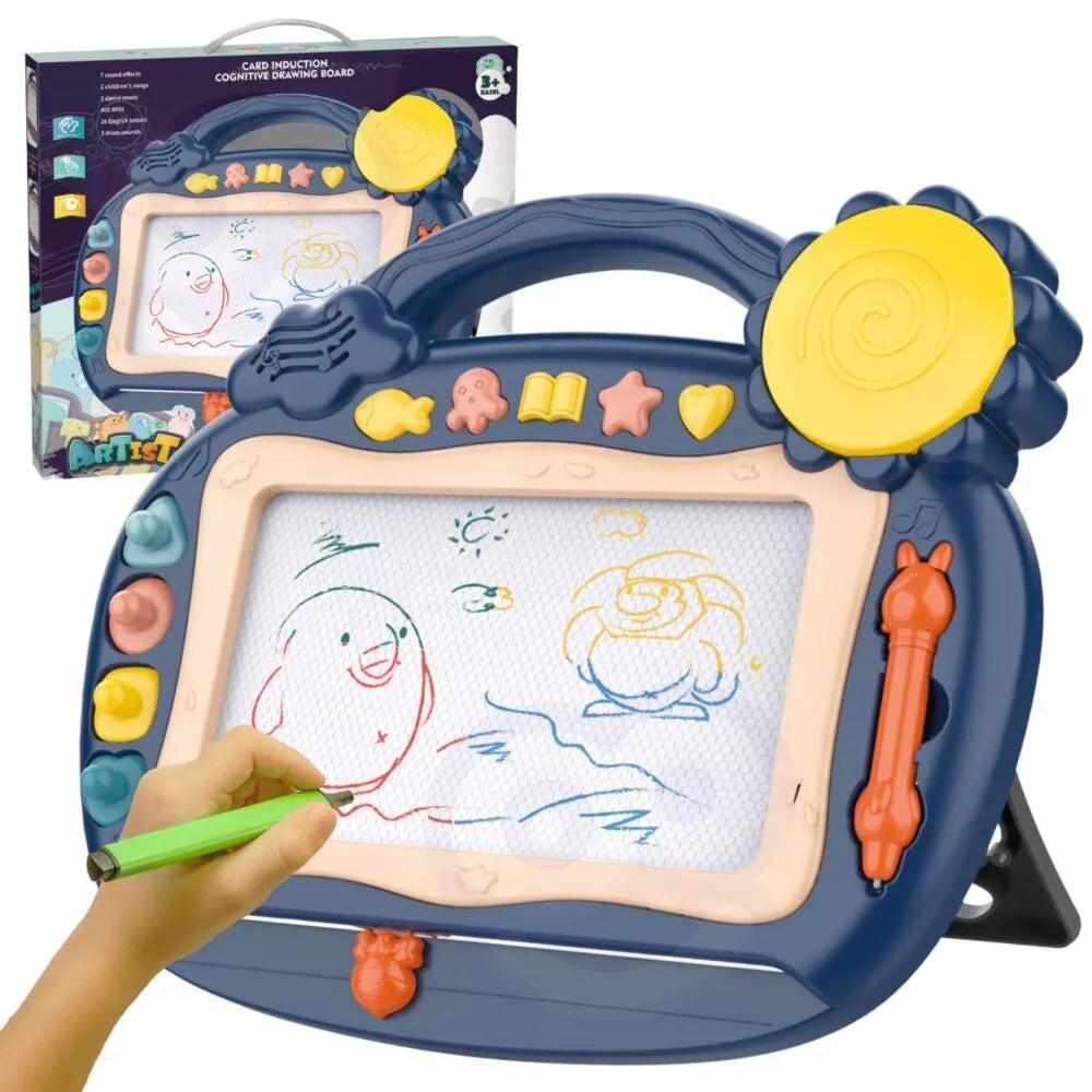 Magnetinė lenta Spalvingi Antspaudai Mėlyna